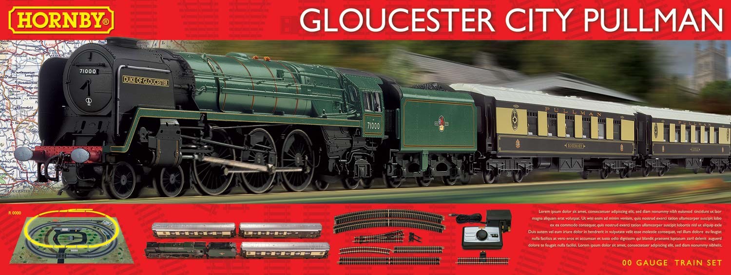 R1177 Hornby Gloucester City Pullman Train Set - New Modellers Shop