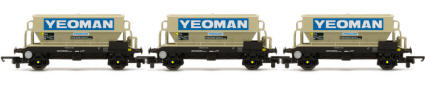 Model Railway Wagon - Hornby Yeoman PGA Hopper - Three Wagon Pack - R6511