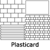 Model Railway Shop - Plasticard - Brick Flemish Bond, English Bond, Plastic Building Card, Paving Stone