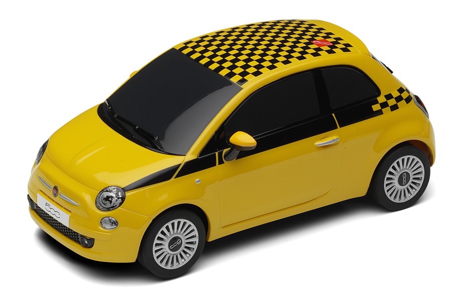 Scalextric Fiat Cinquecento Yellow Digital Plug Ready DPR 