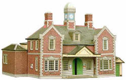 Superquick Model Card Kits - A10 Railway Terminus Building