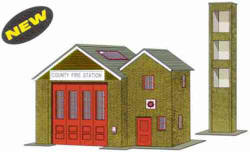 Superquick Model Card Kits - B36 Fire Station