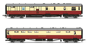 R40537 - Hornby BR Kitchen and Buttery car & Composite 