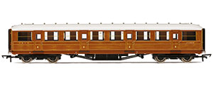 R4827A - Hornby LNER, 61'6'' Gresley Corridor First, 31869 - Era 3