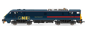 R3893 - Hornby GNER, Class 91, Bo-Bo, 91117 'Cancer Research UK' - Era 10