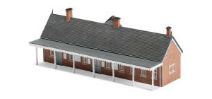 Hornby Skaledale High Brooms Platform Building - R9818