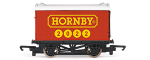Hornby Hornby GB 42151 wagon porte container British Railways Flat truck  en O en boîte 