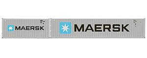 R60126 - Hornby Safmarine & Maersk, Container Pack, 1 x 20' and 1 x 40' Containers - Era 11