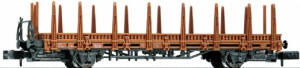 Arnold N Guage Model Railway - Hornby International - HN6009 2-Axle Low Boarded Wagon (with stakes)