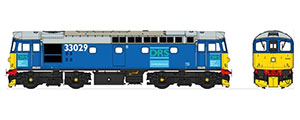 HN3459 Heljan Class 33 029 DRS Blue