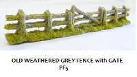 Javis - PF5 - Old Weathered Fencing Grey with Gate