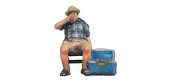 Noch - Man on a Folding Chair 3D Master Figure - 10431