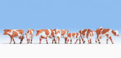N15726 - Noch Figures - Cows, Brown-White (7)