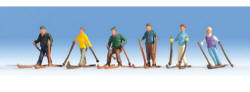 Noch Figures - Skiers - Pack One (6) - N15828