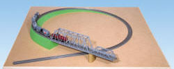 Noch - Ramp with Slope - Single Track (11 cm, 8cm high) - N99358