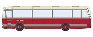 76DCM002 - Oxford Diecast Duple Commander IV East Kent
