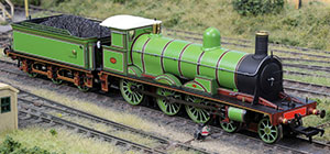 Rapido Trains HR 'Jones Goods' 4-6-0 - HR Jones Green (1890s condition) 914002