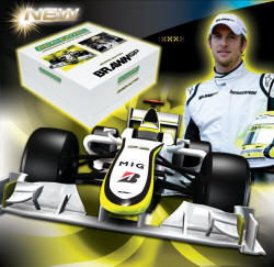 ScalextricBrawn GP Jenson Button Commemorative Limited Edition - C3047A