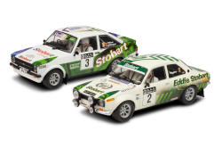 Scalextric Eddie Stobart RAC Rally Ford Escort MkI and Ford Escort MkII Limited Edition - C3369A