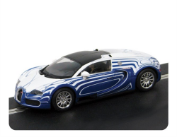 Scalextric Bugatti Veyron - Blue / White - C3394