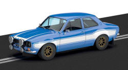 Scalextric - Ford Escort Mk1 - Blue / White - C3592A