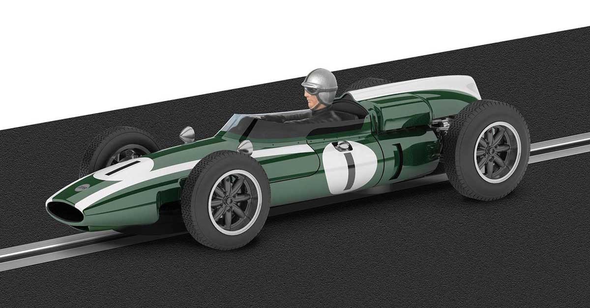 Legends Cooper Climax Jack Brabham Scalextric Slot Car 
