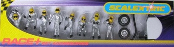 Scalextric Pit Tyre Crew - Silver - C8292