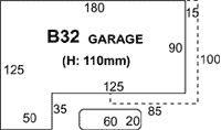 Superquick Model Card Kits - B32 Country Garage and Petrol Pump Plan